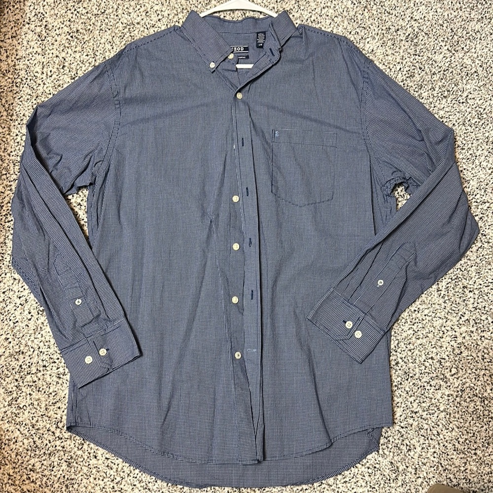 Izod Button Down Dress Shirt - Men’s Large